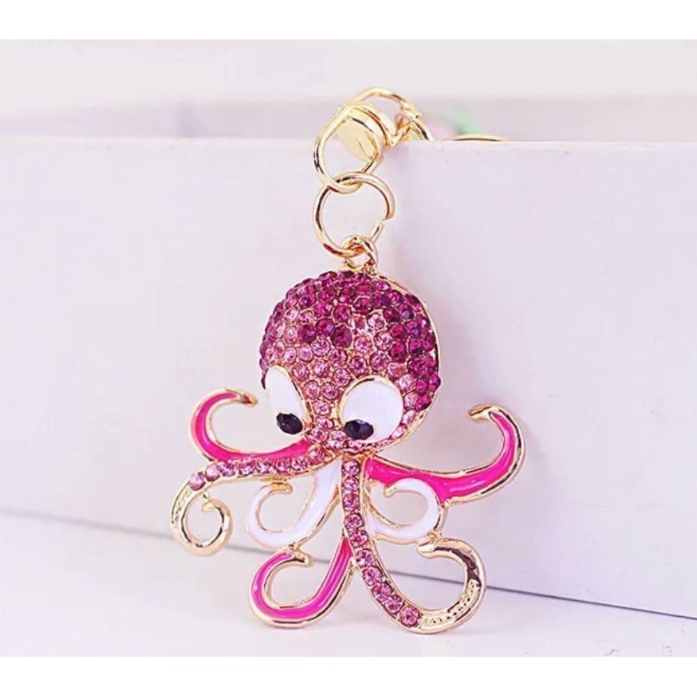 🩷 Betsey Johnson sweet & sparkling octopus keychain 🩷